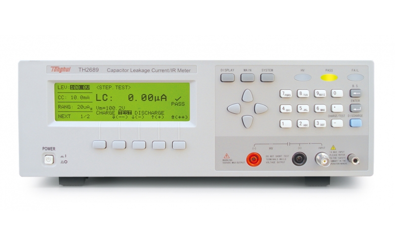 TH2689電容器漏電流/絕緣電阻測(cè)試儀